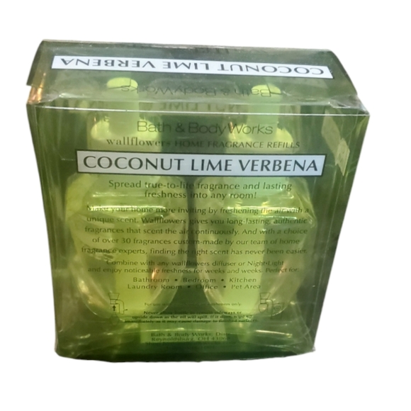 Bath & Body Works Wallflower Refills Ltd Edition Coconut Lime Verbena - Picture 2 of 4